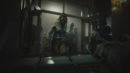 Enemies creep towards camera