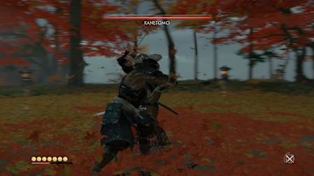 Kanetomo relies on spin attacks to pile the pressure on Jin.