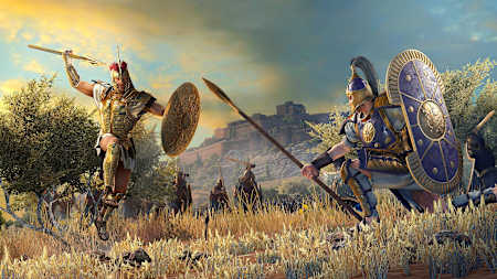 Una captura de pantalla de A Total War Saga: TROY