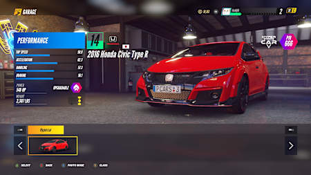 Una captura de pantalla de Project Cars 3.