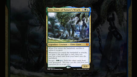 Die Magic-Karte Uro, Titan of Nature's Wrath
