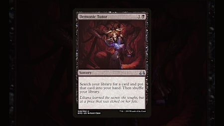 Die Magic-Karte Demonic Tutor