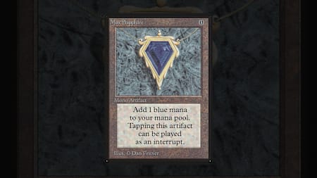 Die Magic-Karte Mox Sapphire