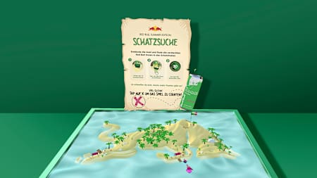 Red Bull Summer Edition Schatzsuche - Karte