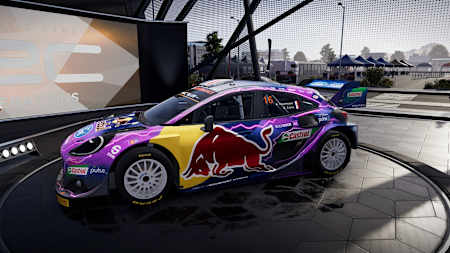 Una captura de pantalla de WRC Generations muestra el Ford Puma 2022.