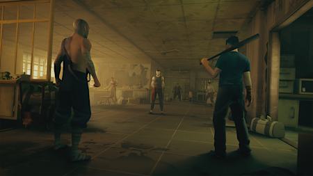 Der Held wird von mehreren Feinden umzingelt