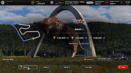 Oyundaki pistlerden biri de Red Bull Ring...