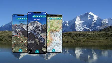 Foto der 3D RealityMaps-App.