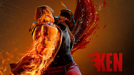 Ken artwork in Street Fighter 6.