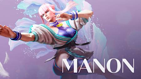 Artwork of the character Manon in Street Fighter 6.