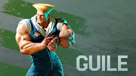 Artwork of Guile in Street Fighter 6.