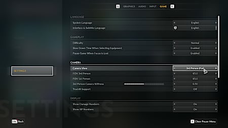 Die Optionen in Everspace 2