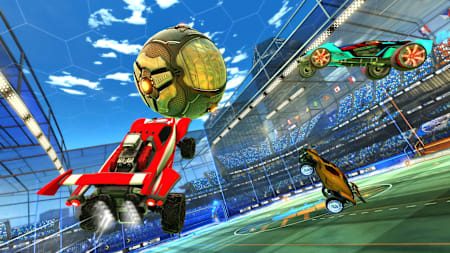 Una imagen de Rocket League.