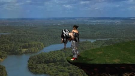 Jeter un personnage d'une falaise est une tradition dans le jeu de combat Tekken.