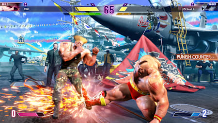 Una captura de pantalla de Street Fighter 6.