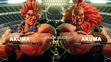 豪鬼の新旧デザイン