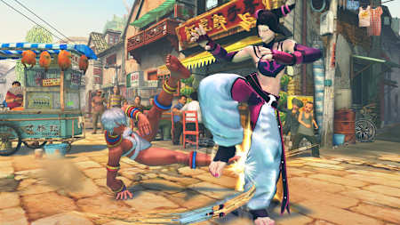 Elena is a unique fighter who specialises in kick moves.