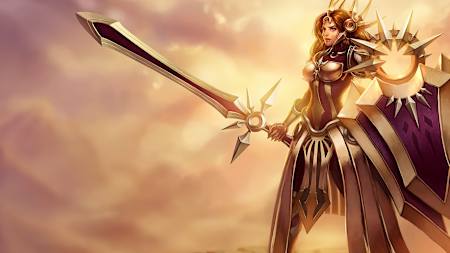 Image of the champion Leona from League of Legends.