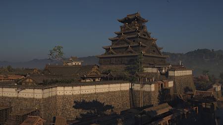 Die Burg von Osaka befindet sich im Spiel noch im Aufbau