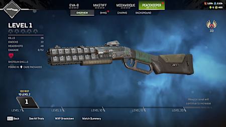 Peacekeeper weapon Apex Legends.