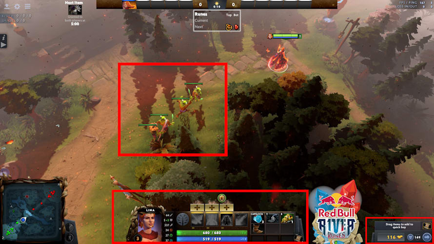 Dota Mana Bars