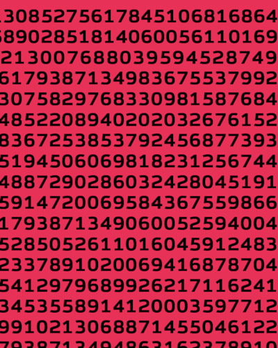 There are people like Ed Cooke who can remember numbers like these. 