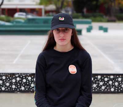 Aldana Bertran, skater de Mar del Plata (Argentina)