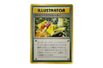 A picture of the rare Illustrator Pokémon Trading Card