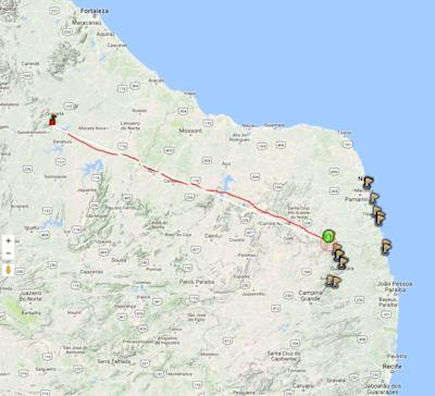 Trajeto realizado por Corinna lhe garantiu recorde
