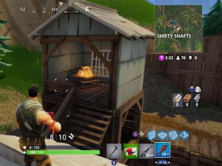 There is almost always a gold chest in this hut