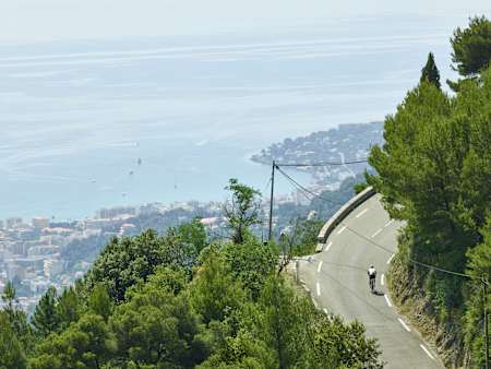 Col de la Madone, France cycling climb
