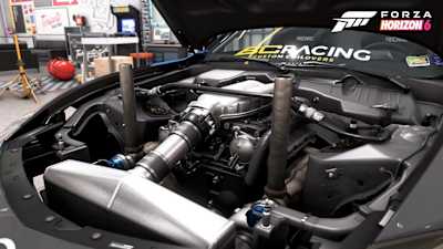 Detalle del motor de Forza Horizon 6.