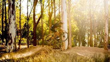 Oliver Munnik testet den Track in Stellenbosch