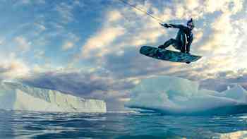 Nikita Martyanov wakeboards icebergs in Greenland video