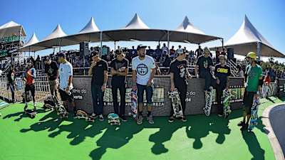Se liga nos competidores do Park dos X Games Foz