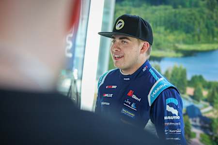 Tuukka Kauppinen is climbing the ranks in ERC this season