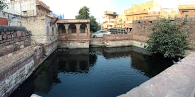 Jadechi Ka Jhalra, a stepwell in Jodhpur, Rajasthan.