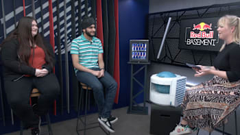 Paramveer Bhachu and Joanna Power at Red Bull Basement Launchpad