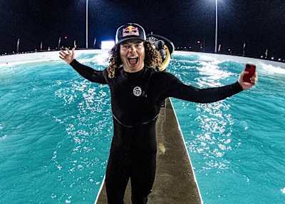 Valentino Guseli at URBNSURF in Melbourne