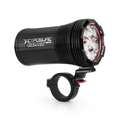 The meaty Six Pack MK10 MTB bike light from Exposure.