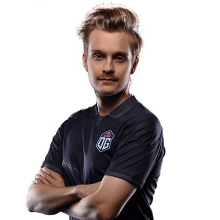 A profile shot of Team OG's Jesse ‘JerAx’ Vainikka.