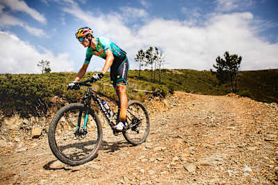 Tiago Ferreira as seen during his 24hr endurance challenge in São Pedro do Sul, Portugal on July 22, 2020.