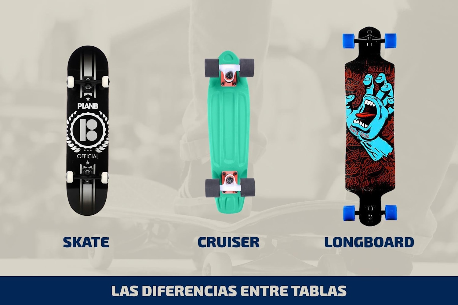 Diferencias Entre Skate Cruiser Longboard