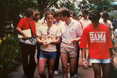 Gilles Villeneuve con Nigel Mansell nei giorni dello sciopero in Sud Africa 1982