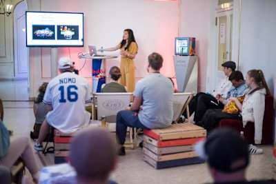Farah's lecture about a life as a freelance dancer at the BC One Camp Austria 2018.