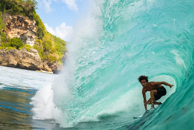 Bali Indonesia Keramas Uluwatu Padang Padang Surfing