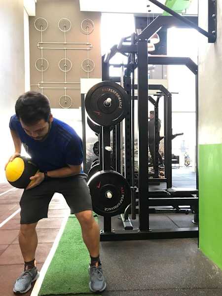 Bola reativa: potência de Core com rotação