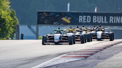 Leading the field for a win at the Red Bull Ring. Italian Formula 4 in 2023