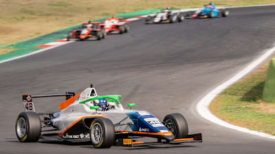 James Egozi competing in the 2023 Italian F4 Championship
