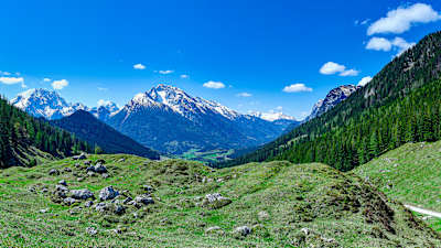 Blick auf die Mordau bei Bischofswiesen